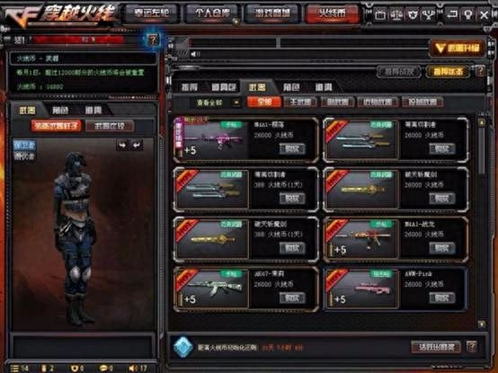 穿越火线火线币武器的用途是什么？以下几种玩家请对号入座