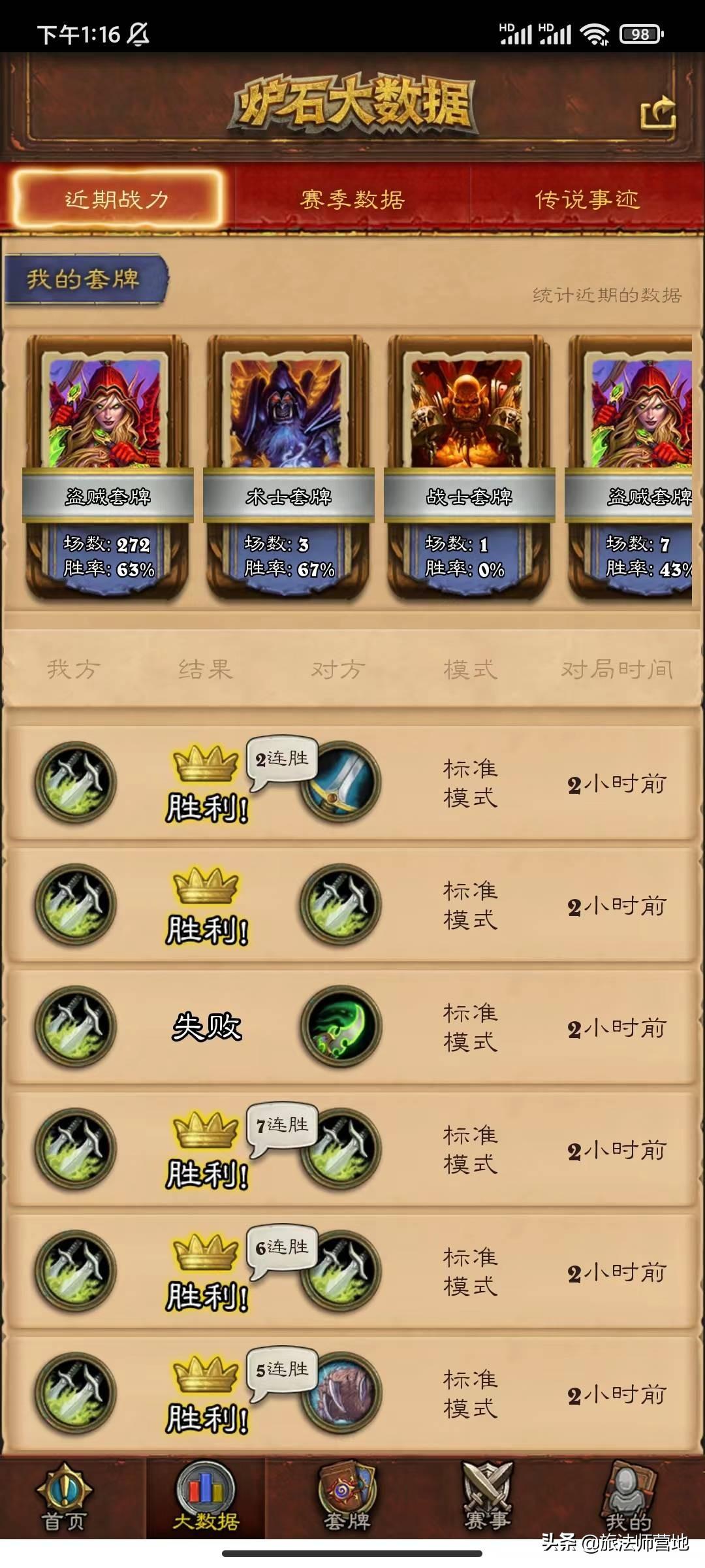 炉石传说 |「标准传说」大型水雷贼攻略