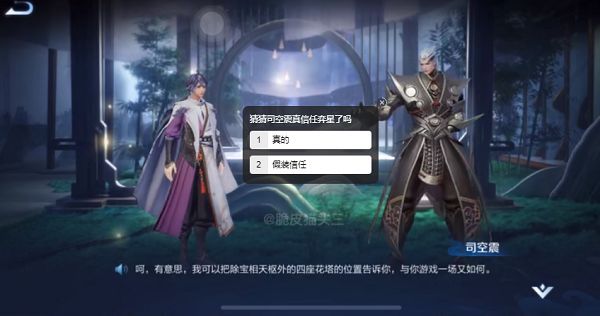 王者荣耀找到关键花塔位置在哪？