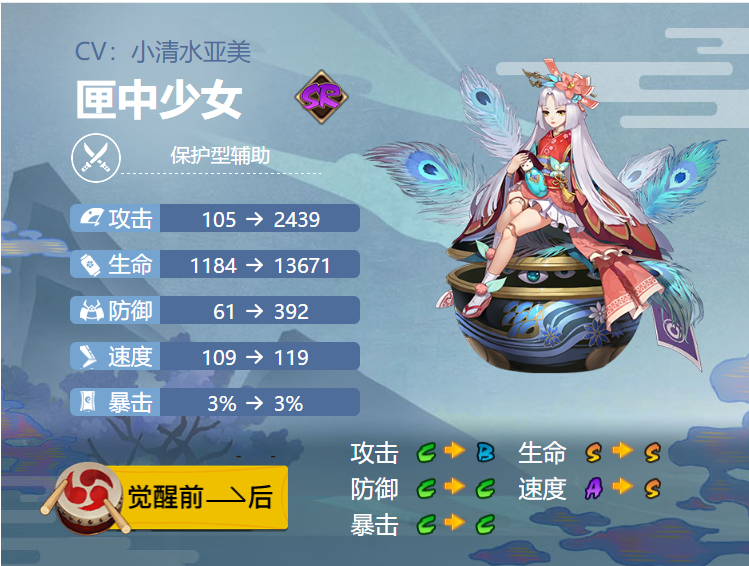 阴阳师匣中少女御魂搭配